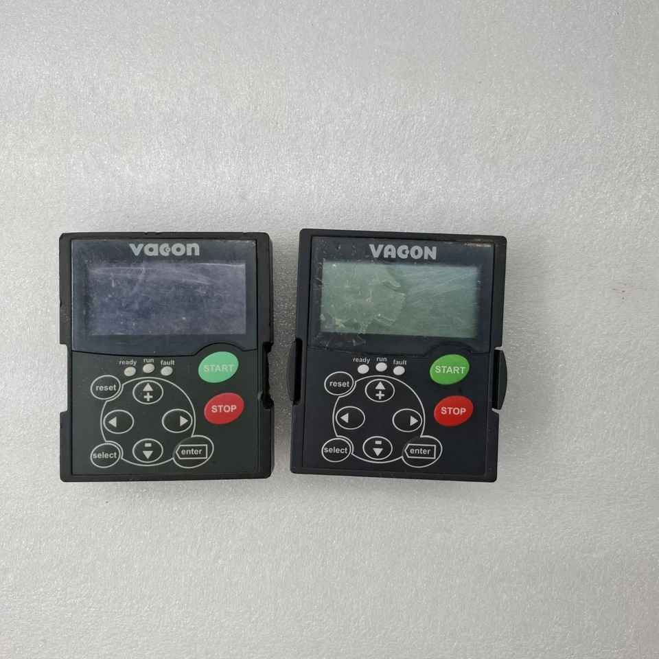 Lot Of 2 Pcs Vacon NXS NXP Series VFD Inverter Keypad Control Panel Untested